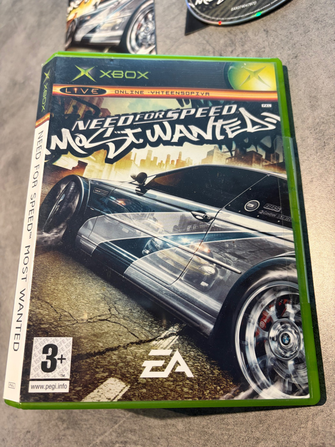 Need For Speed Most Wanted Xbox-peli CIB