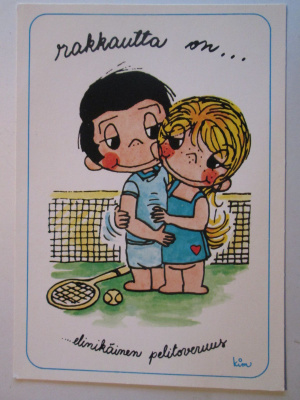 KULKEMATON KIM CASALIN 1970 LOVE IS..SARJAKUVASTA