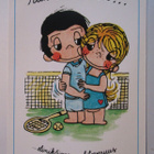 KULKEMATON KIM CASALIN 1970 LOVE IS..SARJAKUVASTA - pikkukuva 1