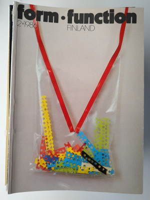 Form Function Finland 1986 vajaa vuosikerta 2 lehteä
