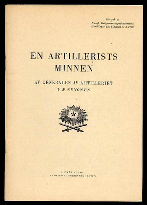 V. P. Nenonen: En artillerists minnen