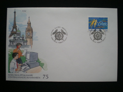 FDC Keskuskauppakamari 75 v 8.2.1993 - LaPe 1192