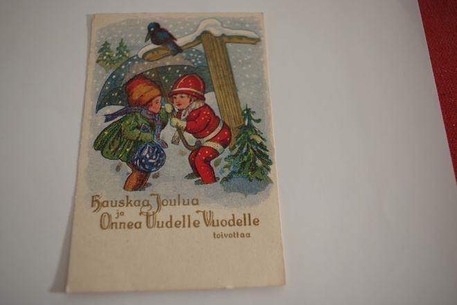 Joulukortti 1920-luvulta