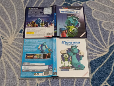 Monsterit Oy + Monsterit Yliopisto Disney Pixar DVD