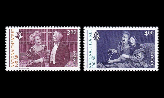 Norja 1333-4 ** Kansallisteatteri 100v (1999)