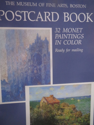 Claude Monet Postcard Book