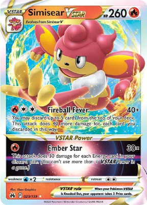 Simisear VSTAR 023/159 - Crown Zenith - NM/M