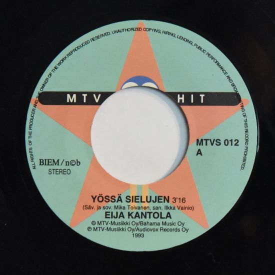 Single: Kantola, Eija / Pohjola, Kaija - Yössä sielujen /...