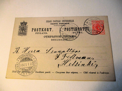 1897 Rautalampi ehiö senaattorille Hkiin