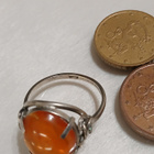 Vintage Hopea Meripihka sormus baltic amber - pikkukuva 4