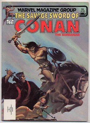 The Savage Sword of Conan the Barbarian No. 85 February 1983