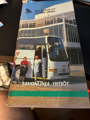 Aikataulut savonlinja-yhtiöt 1994