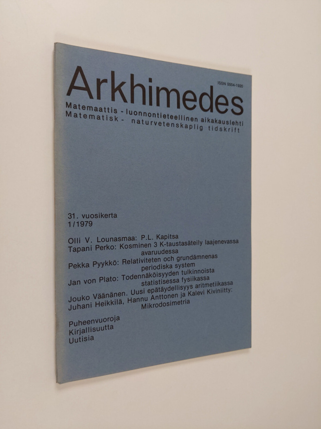 Arkhimedes 1/1979