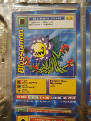 [Mint] 1999 Bandai Digimon - Non Holo card Bo-90