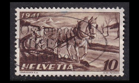 Sveitsi 386 o Maanviljely hevosia (1941)