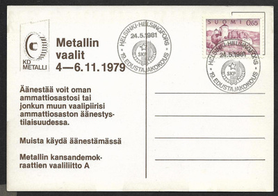 Helsinki - SKP 19. edustajakokous 24.5.1981