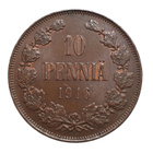 10 Penniä 1916 -- Hyväkuntoinen! - pikkukuva 1