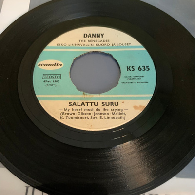 DANNY: Salattu suru * Vähän ennen kyyneleitä * FIN 1966