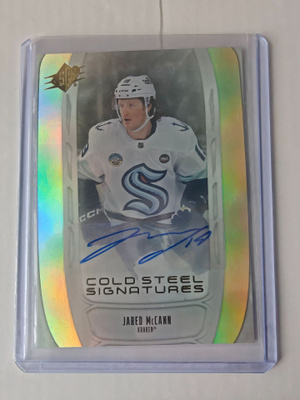 Jared McCann 2025-26 SPx Cold Steel Signatures