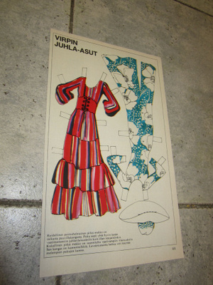 VIRPIN JUHLA-ASUT - APU PAPERINUKKE ASUSIVU v 1971