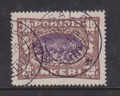Pohjois-Inkeri II 10 mk, leimattu.