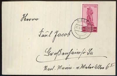 DDR Mi 463 kirje