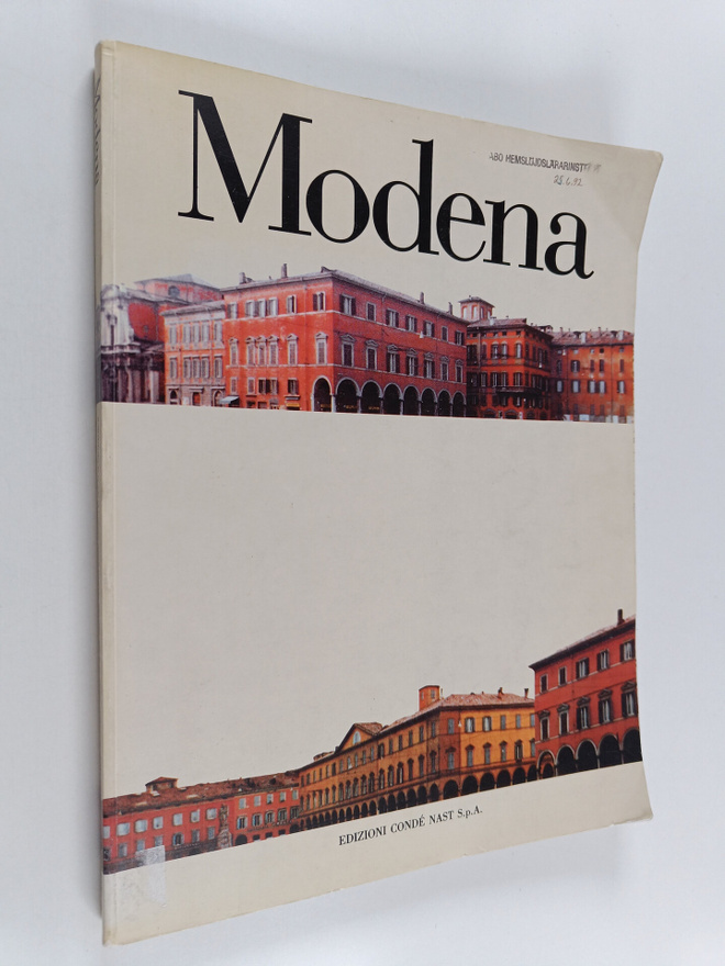 Modena : supplemento al n. 230 de l'uomo vogue giugno 1992