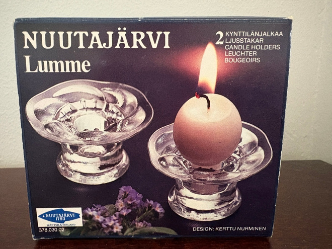 Nuutajärvi Lumme 2 kpl alkuperäinen pakkaus