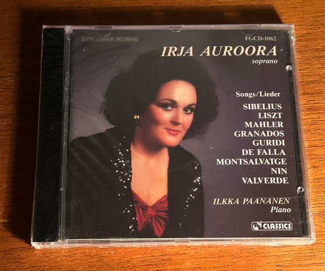 Irja Auroora / Ilkka Paananen: Songs / Lieder SEALED 1991 FG
