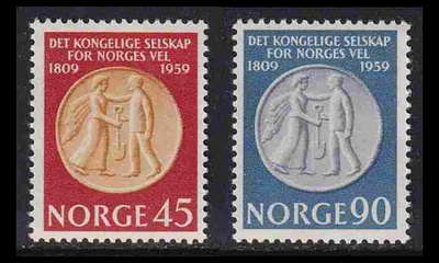 Norja 434-5 ** Norjan hyvinvointi (1959)