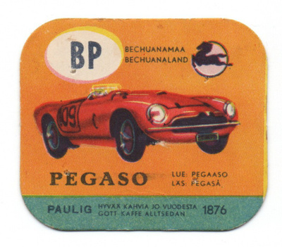 Kahvilappu Paulig PEGASO