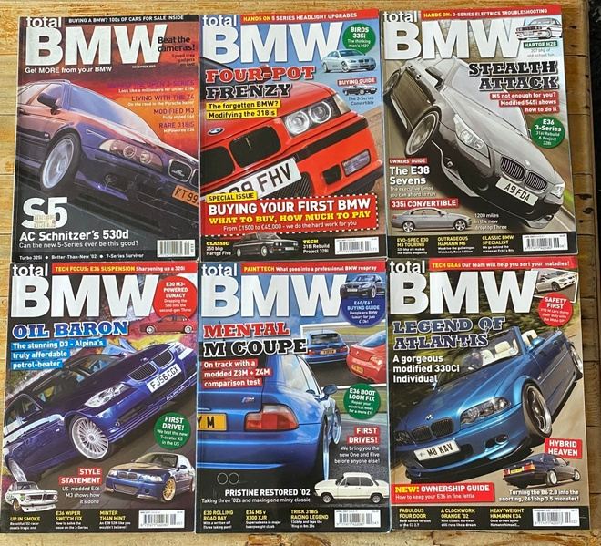 6x total BMW lehti/ magazine