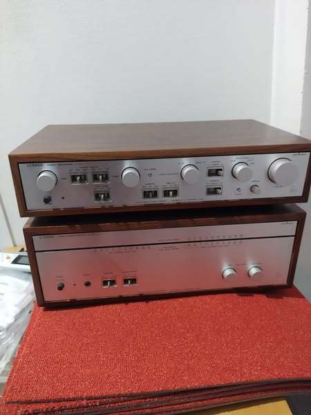 Luxman M 120 + C 120 Aito puupinta joka on alkuperäinen