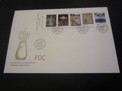 FDC 1987 V9 Ateneum 1887 - 1987