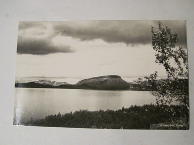 VANHA Postikortti Lappi Kilpisjärvi 1950-l Alkup.Mallikappal
