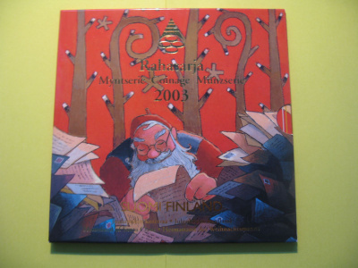 Suomi euro rahasarja 1c-2e BU - 2003 / II Joulupukki