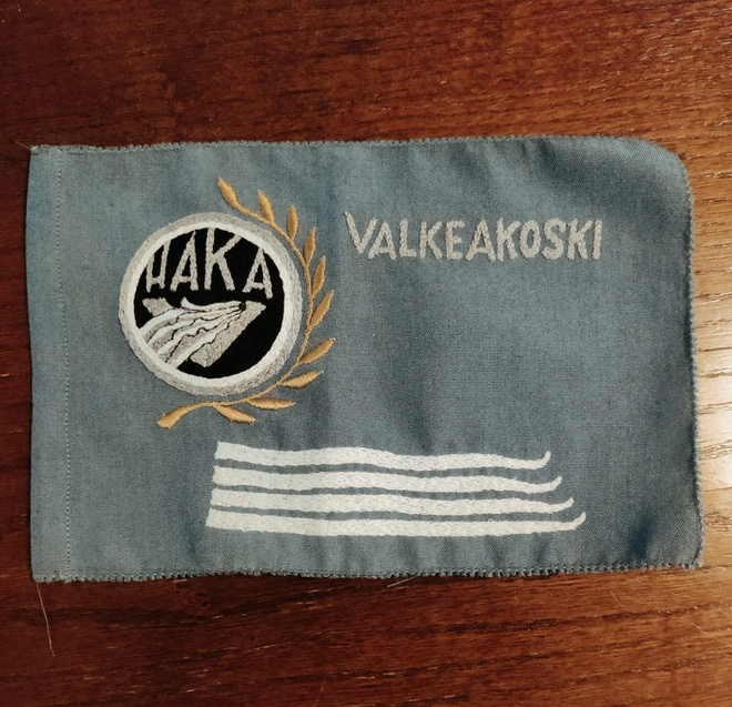 Valkeakosken Haka vanha lippu
