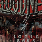 LOUDNESS - LIGHTNING STRIKES EX+/EX+ LP + NIMMARIT - pikkukuva 2