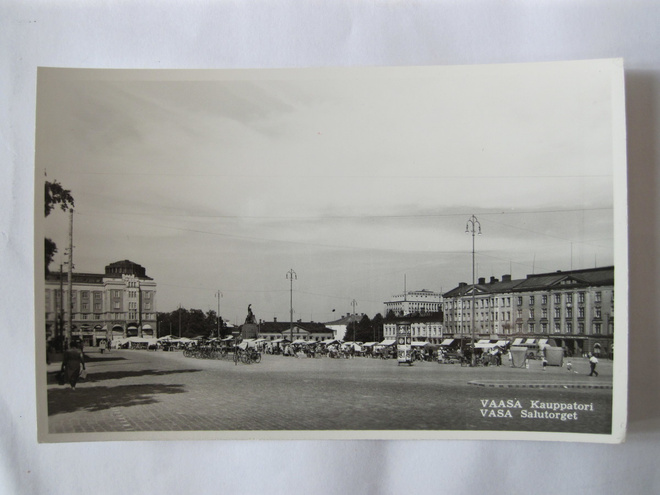 VANHA Postikortti Vaasa 1950-luku Alkup.Mallikappale