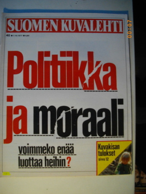 Suomen Kuvalehti Nro 40/1977 (16.3)