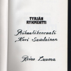 Koskimaa: Tyrjän rykmentti, WSOY 1996, skp, K3+,tek.nimikirj - pikkukuva 2