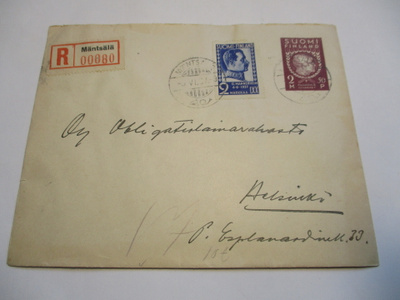 1937 Mäntsälä kirjattu ehiökuori