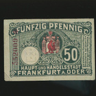 Saksa Notgeld 50 Pfg, Frankfurt an der Oder 1919 VF - pikkukuva 2