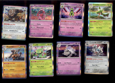 ååku . POKEMONKORTTI . 8 x holo . -1-