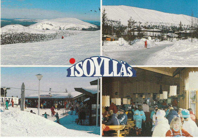 Postikortti, ISOYLLÄS, Suomen Lappi, Erikoisleima
