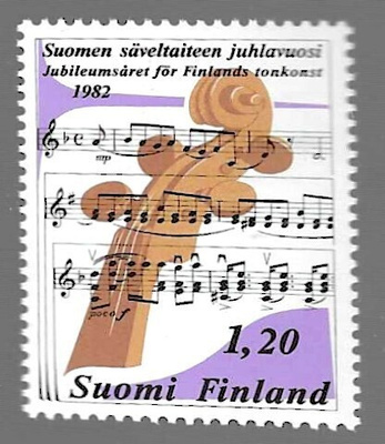 1982 SUOMEN SÄVELTAITEEN JUHLAVUOSI 1982 POSTITUOREENA