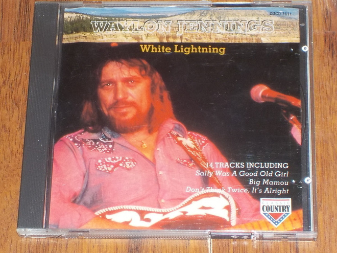 CD - WAYLON JENNINGS - White Lightning - 1993 EX