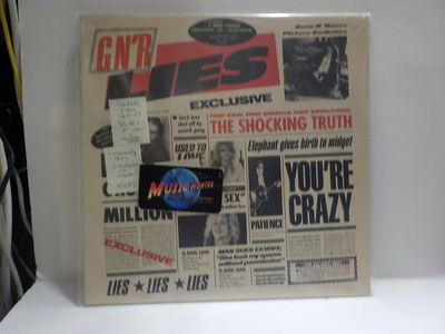 GUNS N ROSES - LIES M-/M- UK/EU 1988 LP