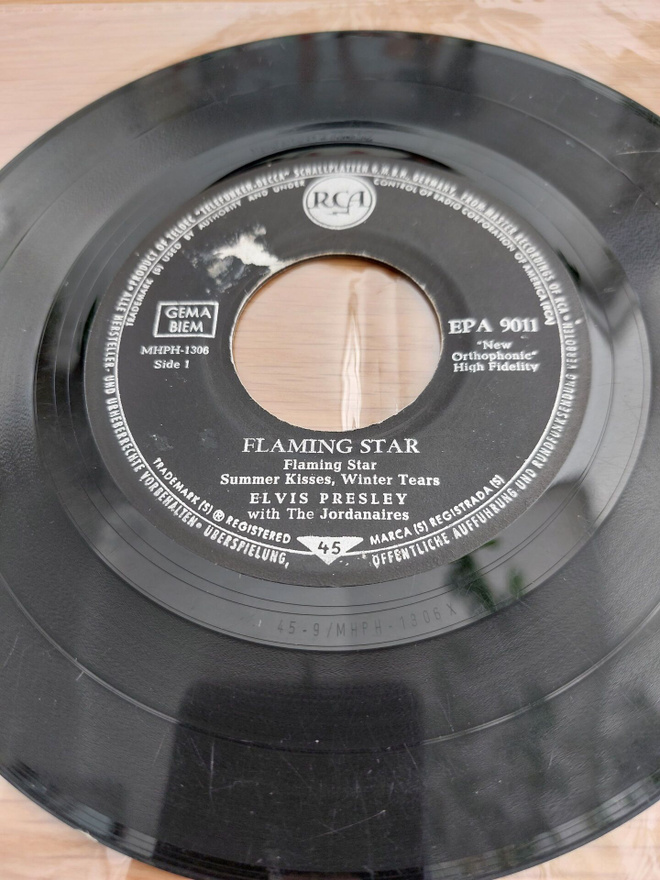 single Elvis Presley - Flaming Star