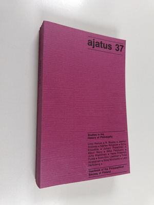 Ajatus 37 : Studies in the history of philosophy